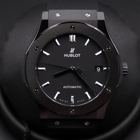 hublot classic fusion black 45|hublot classic fusion original.